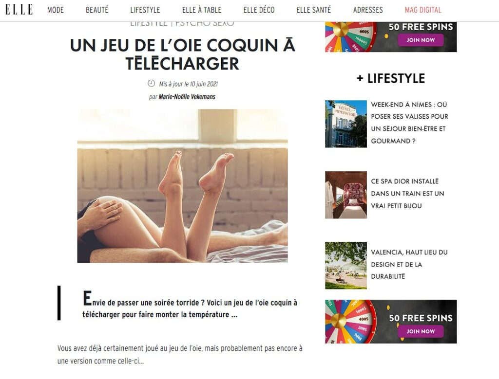 jeu societe érotique