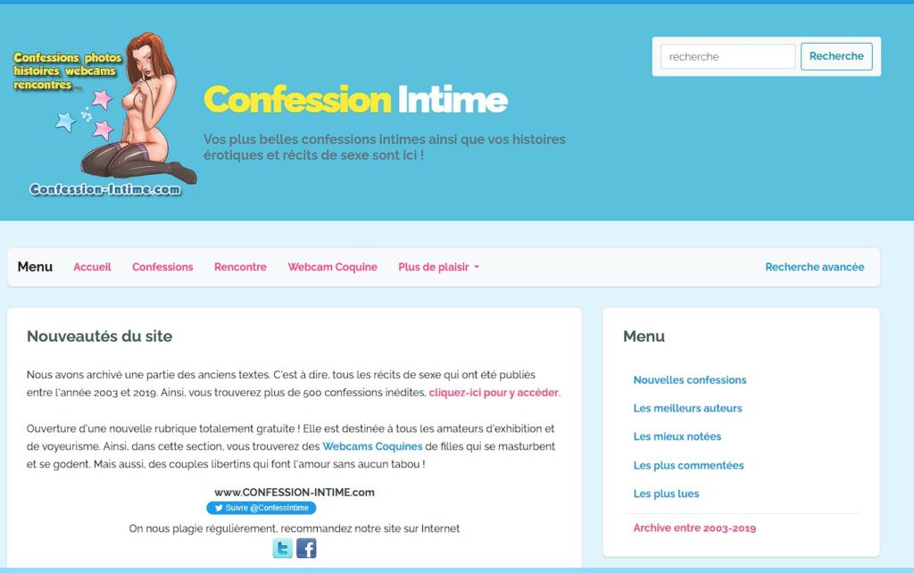 site confession-intime.com site confession intime