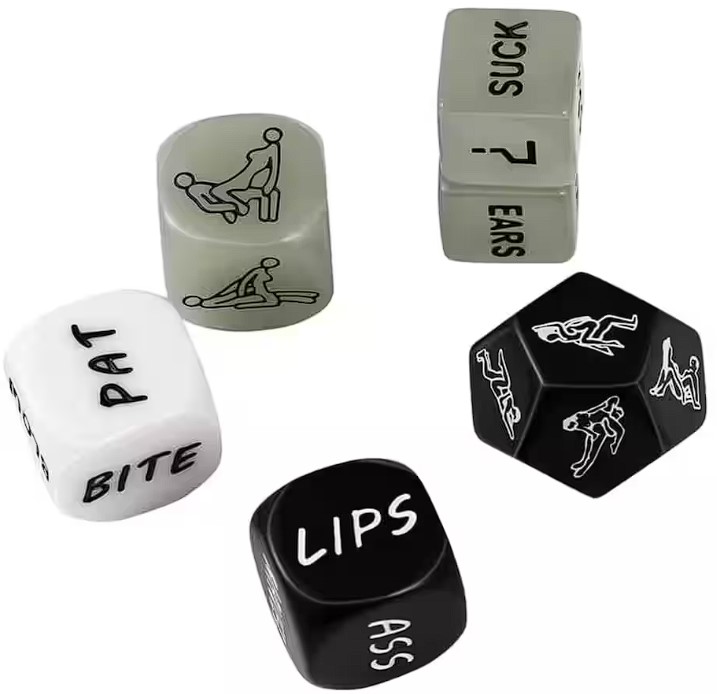 dès romantiques dés romantiques cadeau